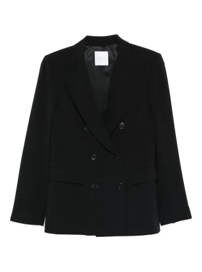 Cenere Gb Double-breasted Blazer In Black