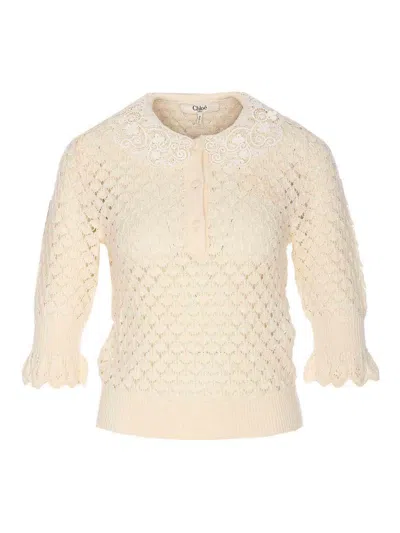 Chloé Cardigan In White