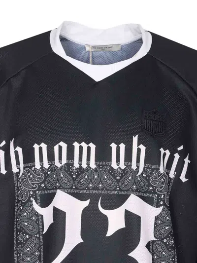 Ih Nom Uh Nit Oversized Graphic Print Crewneck T-shirt In Black