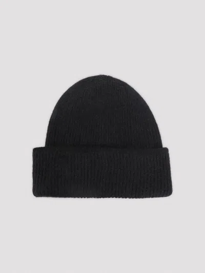 Jacquemus Le Bonnet Gros Grain Hat In Black