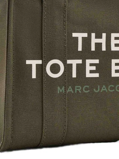 Marc Jacobs Black  Tote Bag In Cotton S In Green
