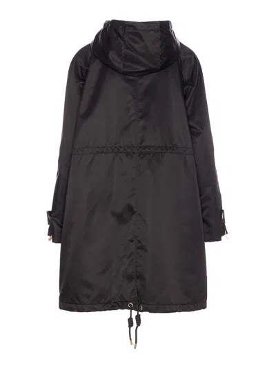 Pinko Black Delma Parka In Black