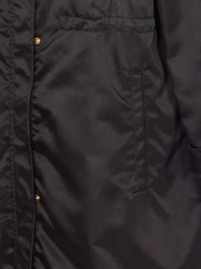 Pinko Black Delma Parka In Black