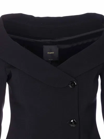 Pinko Black Antonina Jacket In Black