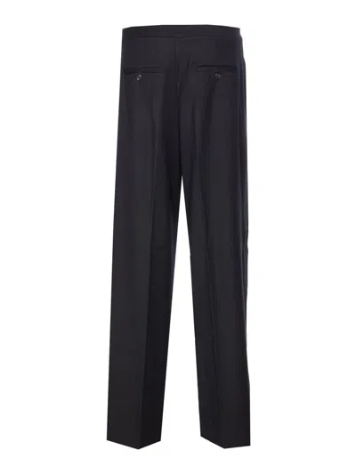 Pinko Black Placida Pants In Blue