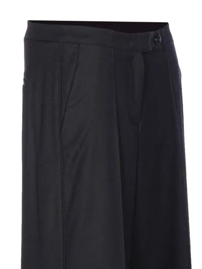 Pinko Black Placida Pants In Blue