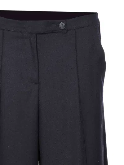 Pinko Black Placida Pants In Blue