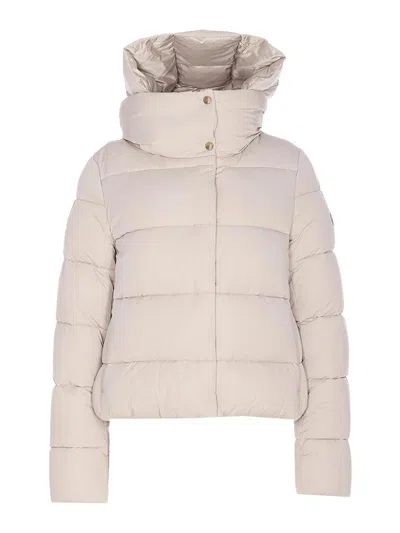 Save The Duck Removable-hood Padded Jacket In Multi