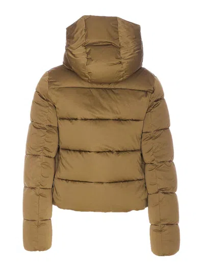 Save The Duck Felicity Removable-hood Padded Jacket In Multi