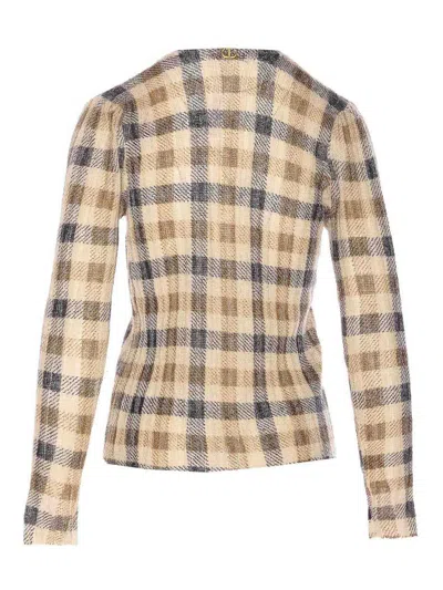 Twinset Sweaters Brown In Brown