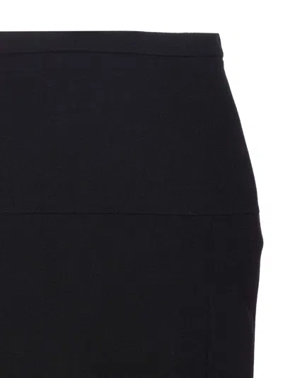 Valentino Midi Skirt In Black