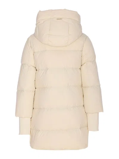 Woolrich Cloud Madison Down Jacket In Neutral