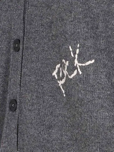 Zadig & Voltaire Mirkaz West Graph Embroidered Cashmere Cardigan In Animal Print