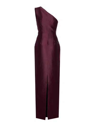 Solace London Kira Maxi Dress In Brown