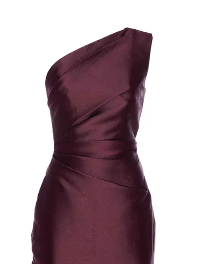 Solace London Kira Maxi Dress In Brown