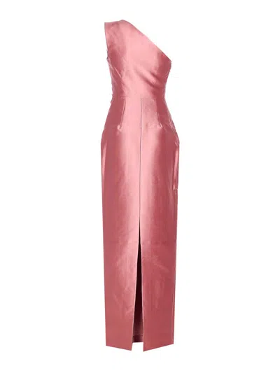 Solace London Kira Maxi Dress In Pink
