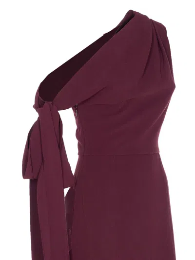 Solace London Irina Maxi Dress In Red