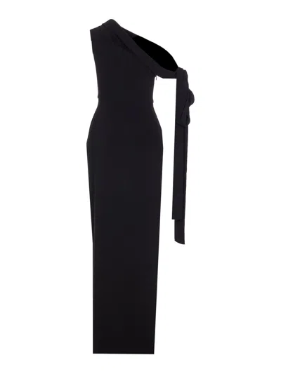 Solace London Irina Maxi Dress In Black