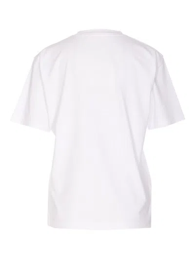 Shushu-tong Hand Sewn Flower T-shirt In White