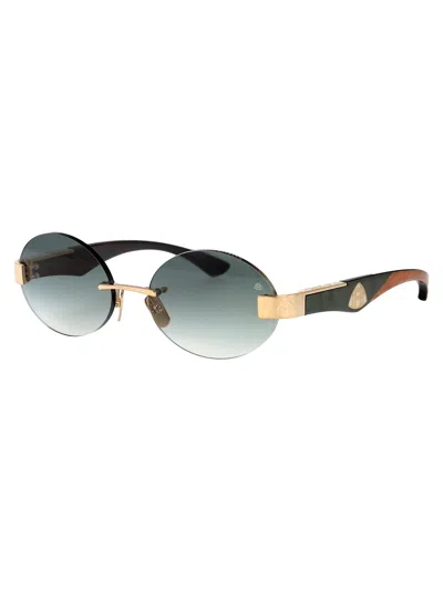 Maybach Eyewear The Magic Ii Sunglasses In Green