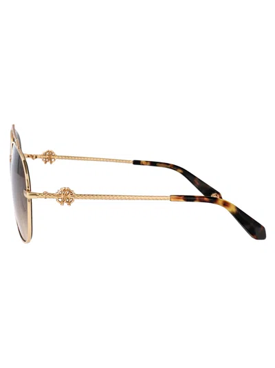 Roberto Cavalli Src008v Sunglasses In Gold