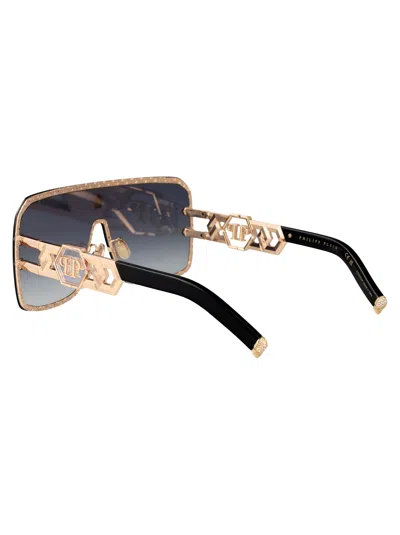 Philipp Plein Iconedge Sunglasses In Gold