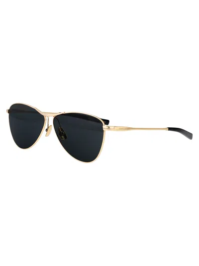 Saint Laurent Vesper Aviator-frame Sunglasses In Gold