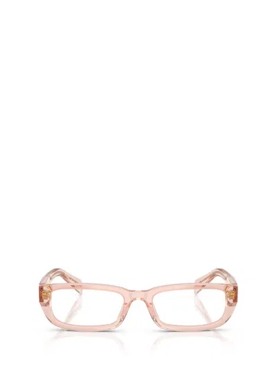 Prada Demo Rectangular Ladies Eyeglasses Pr B05v 19q1o1 54 In Pink