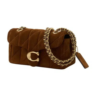 Coach Tabby 20 With Chain Shoulder Bag In Brown