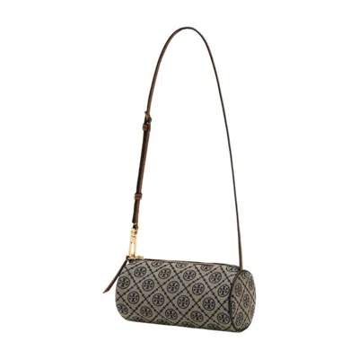 Tory Burch T-monogram Cylinder Shoulder Bag In Blue
