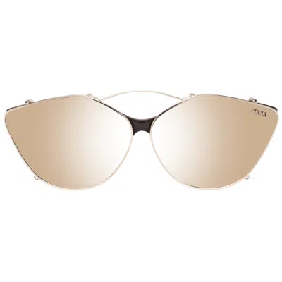 Pucci Emilio  Brown Metal & Plastic Glasses Women's (frames) In Brown