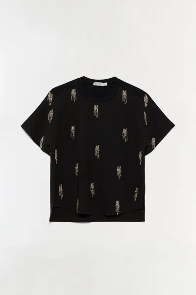 Simkhai Women's Abelia Embellished Top In Black In Black