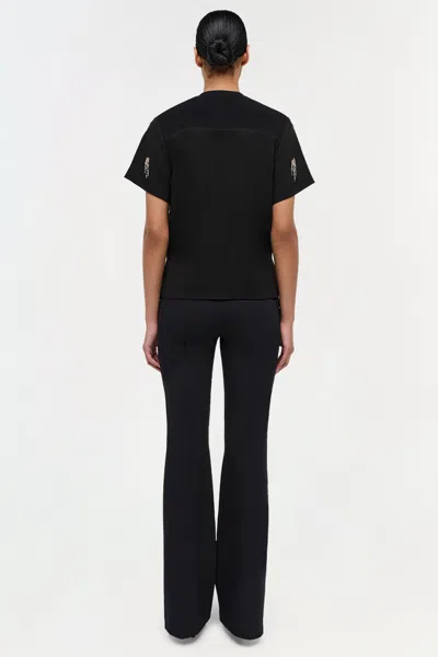 Simkhai Women's Abelia Embellished Top In Black In Black