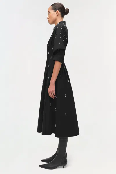 Simkhai Jazz Embellished Midi Dress In Black