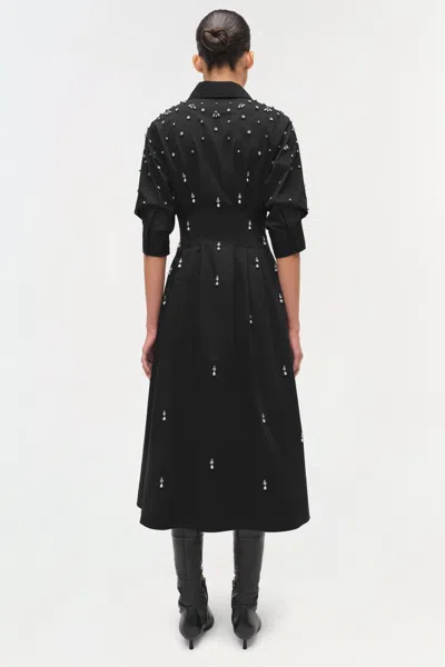Simkhai Jazz Embellished Midi Dress In Black