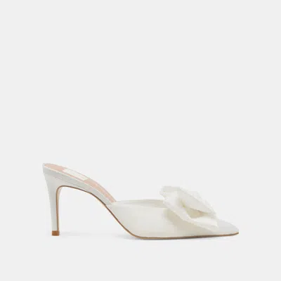 Dolce Vita Kayli Pearl Heels Vanilla Pearls In White