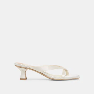 Dolce Vita Brevel Heels True White Satin In White