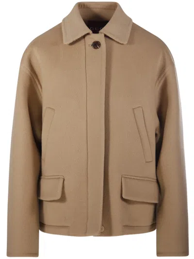 Gucci Caban Wool Gg In Brown