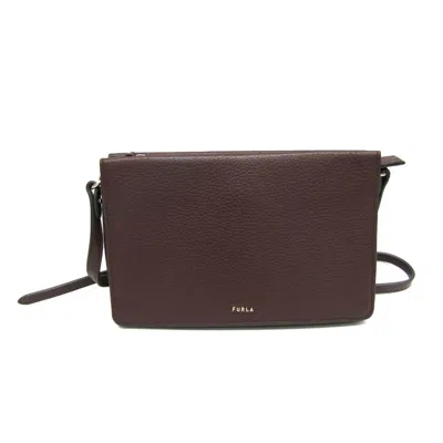 Pre-owned Furla Babylon Brown Leather Shoulder Bag ()