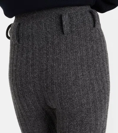 Prada Knitted Wool And Cashmere Shorts In Black