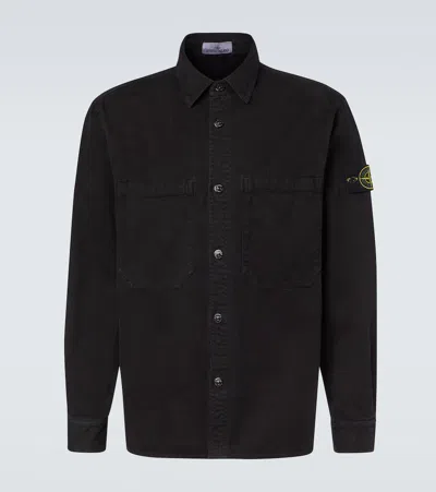 Stone Island Comfortable Overshirt With Chest Pockets In Brown