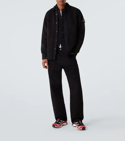 Stone Island Comfortable Overshirt With Chest Pockets In Brown