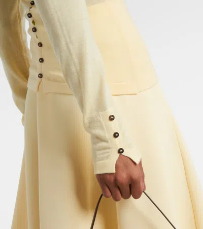 Jacquemus Merino Wool Polo Sweater Merino ml In Black