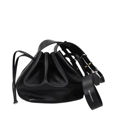 Givenchy Black Leather Crossbody Women's Bag In Black