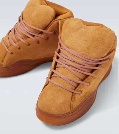 Erl Lace-up High-top Sneakers In Brown
