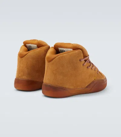 Erl Lace-up High-top Sneakers In Brown