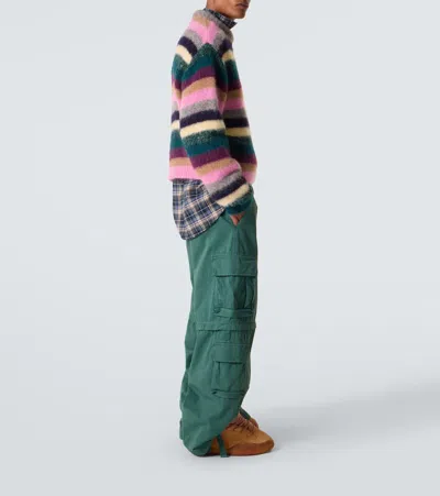 Erl Lace-up High-top Sneakers In Brown