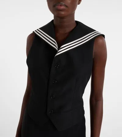 Coperni Uniform Vest In Black