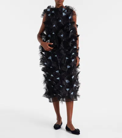 Roger Vivier Ballerina Shoes Featuring Heart Silhouette In Blue