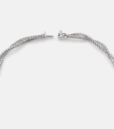 Yeprem Y-couture 18kt White Gold Necklace With Diamonds In Silver